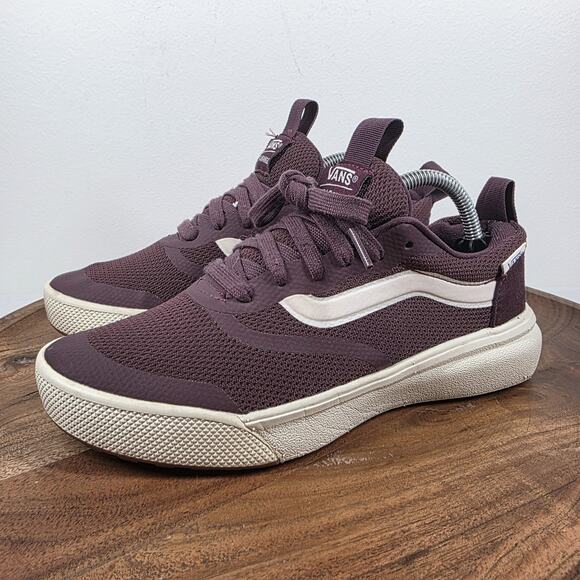 Vans UltraRange Rapidweld Womens Dark Red Burgundy Size 6.5 Running Shoes - Picture 2 of 10